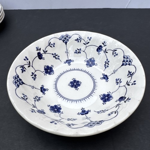 Juego de 7 ensaladeras/sopa de cebolla azul Churchill Staffordshire Inglaterra - Imagen 2 de 6