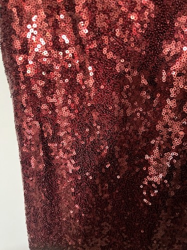 Clubkleid Damen klein burgunderrot Pailletten - Bild 2 von 5