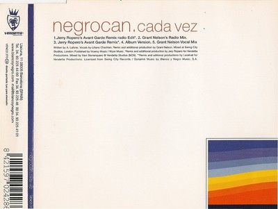 Negrocan - Cada Vez (CD, Maxi) (Very Good Plus (VG+)) - 3480860796