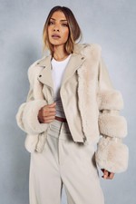 Misspap Biker Jacket Womens Casual Jackets & Coats