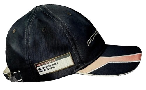 Porsche Hat Mens Strapback Black Red Motorsport Drivers SelectionBaseball Cap - Picture 2 of 15