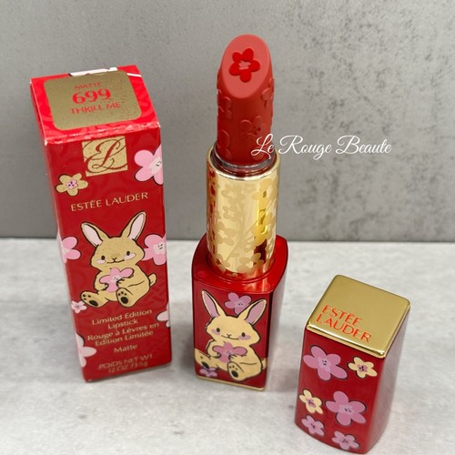 Estee Lauder Pure Color Lipstick - 699 Thrill Me Matte Rabbit Bunny Limited ED - Picture 2 of 2