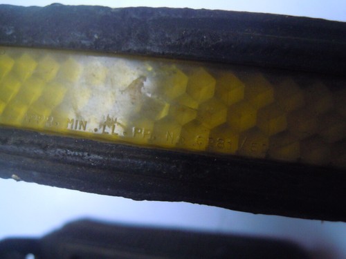 USED PAIR OLD PEDALS BICYCLE ROD BRAKES PEDALI - Picture 6 of 12