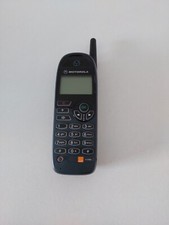 Vintage Motorola c520 Orange Classic Mobile Cell Phone Need Battery 
