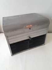 Vintage Brumberger DarkRoom Photo Film Paper Storage Roll Top Case Safe Cabinet