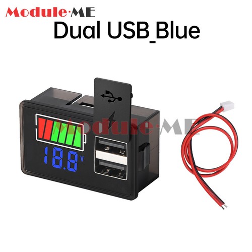 Typ-C USB Autobatterie Voltmeter Füllstandsanzeige Li-Ion Batterie Kapazitätsmesser - Bild 19 von 30