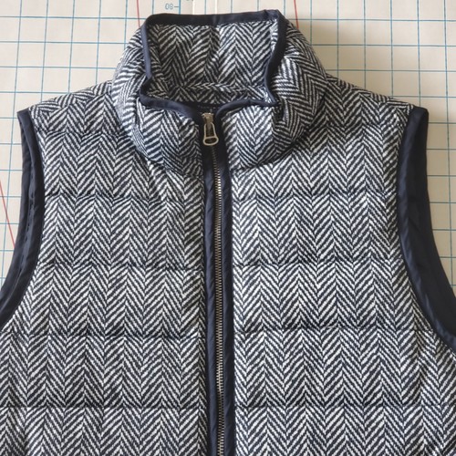 Tommy Hilfiger Pufferweste Damen Medium Marineblau Daunenfedern Reißverschluss ärmellos - Bild 2 von 10