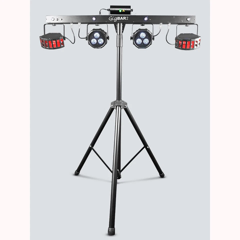 Chauvet GigBAR 2 4-in-1 Effect Light Fixture w/ Tripod Bag Footswitch IRC Remote - Image 2 of 3