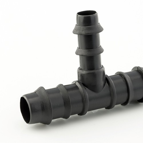 5x Connettore a T Riduttore PE Sistema Irrigazione Irrigazione a Goccia 16x12x16mm - Foto 5 di 7