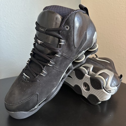 Nike Shox VC 3 III 307111-001 nero/argento vintage 2003 Vince Carter taglia 12 nuove con scatola - Foto 2 di 6
