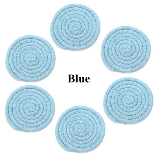6PCS Coasters Home Office Cafe Kitchen Tea Coffee Cup Mat Tray Doily Insulation - Picture 12 of 17