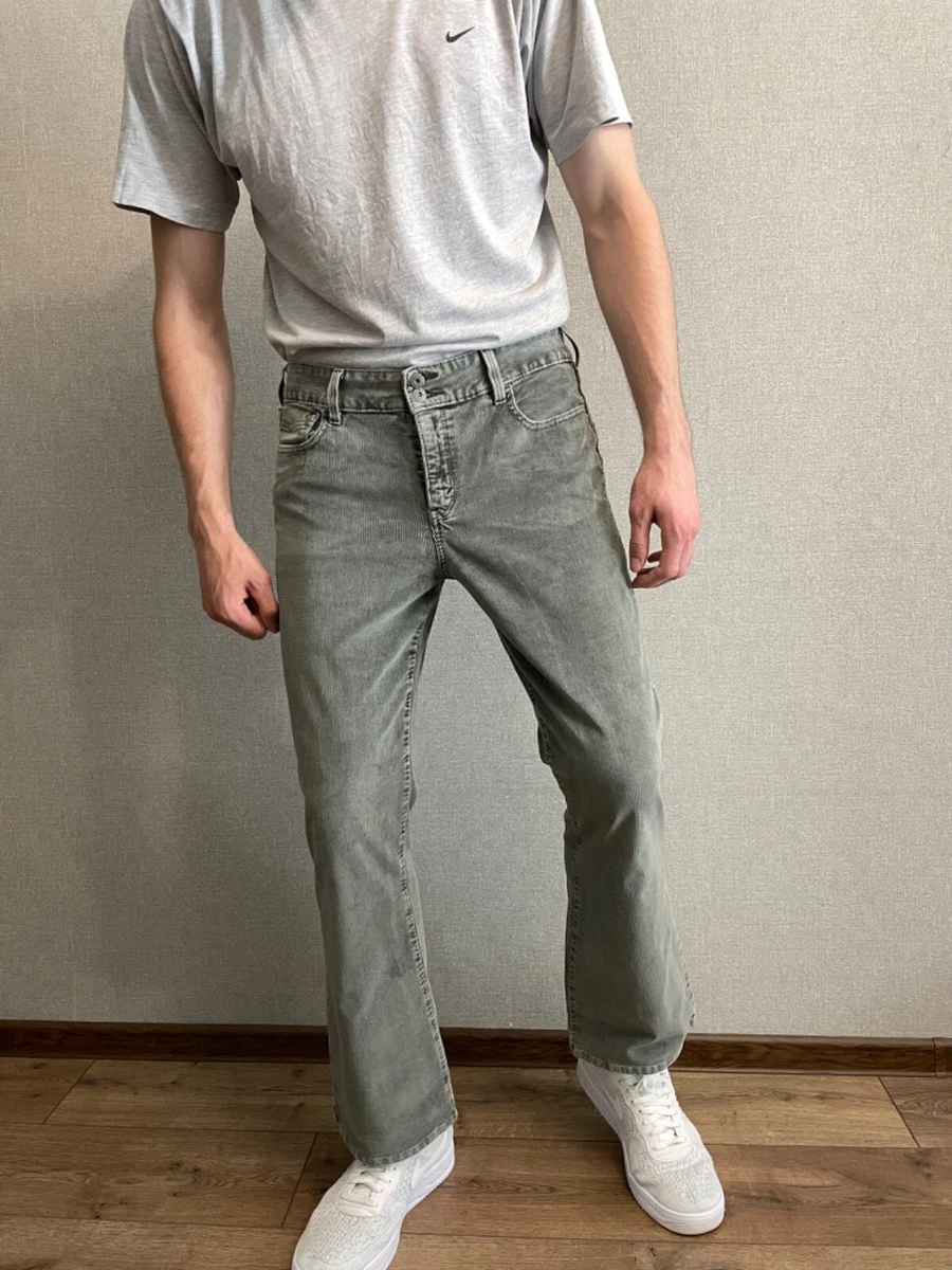 Levis 526 SLENDER BOOT Flared velvet greeen pants unisex eBay