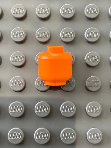 LEGO Minifigure Heads Lot - You Pick Color & Quantity - Solid Color Monochrome - Picture 14 of 124