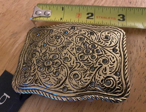NWT bebe Gold with Rhinestones Western Belt Buckle - 1sz - Picture 6 of 6