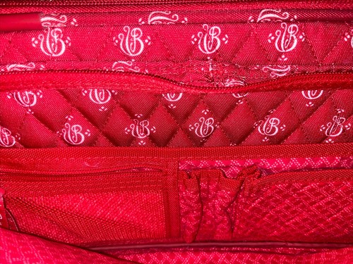 Vera Bradley Nantucket rotes rotes rotes Handgepäck Reisekoffer nicht mehr produziert - Bild 8 von 15