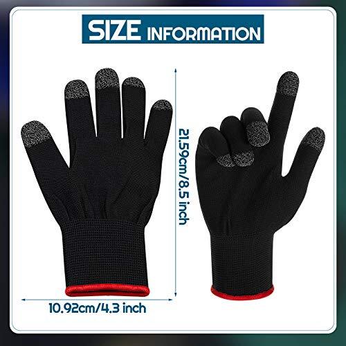 4 Paar Anti Schweiß Gaming Handschuhe Touchscreen Hochempfindliche Gamer Handschuhe - Bild 7 von 7