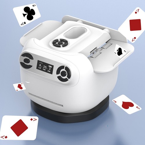 Automatic Card Shuffler Dealer Play Card Machine Touch Control Deal Poker Sorter - Imagen 3 de 12