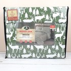 Mossy Oak Queen Size Sheets 6 Piece Set Green White Deer