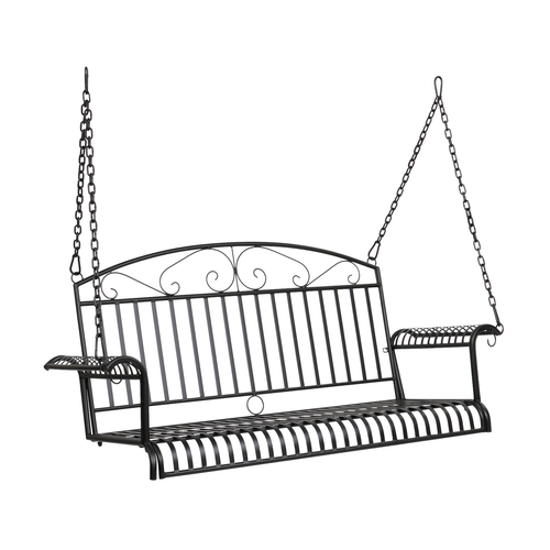 Schwerlast 660 Pfund Terrasse Metall Veranda Schaukel, Outdoor Hänge Schaukel Bank für Hof