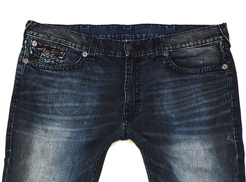 TRUE RELIGION RICKY SUPER T HERREN JEANS – W44 L34 bobby logan**TOP 2024 44/34 * - Bild 1 von 6