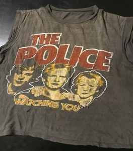 Vintage-80s-1983-The-Police-THRASHED-Synchronicity-Concert-Tour-T-Shirt-Sting