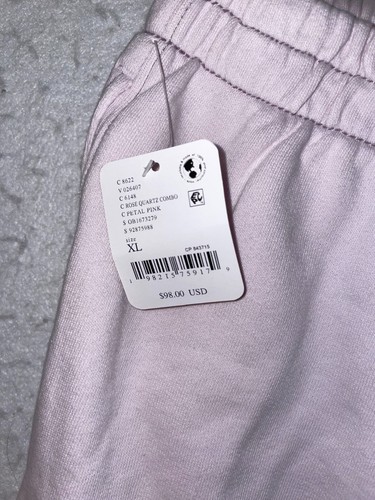 Free People Movement All Star Logo Pants Sweatpants Pink XL Baggy Fleece NEW - Picture 5 of 12