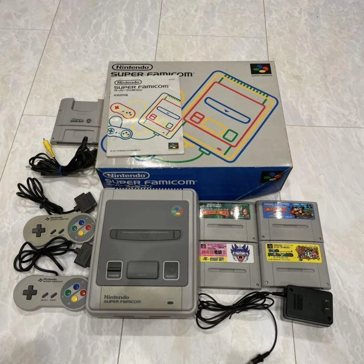 Nintendo SHVC-001 Tested As is w/ Box 0402