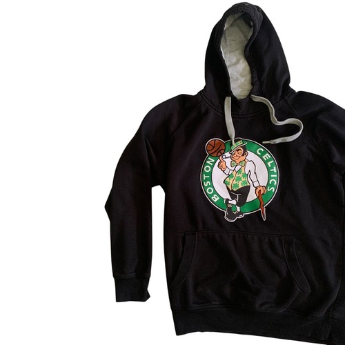 Antigua Men's Size L Boston Celtic NBA Basketball Hooded Drawstring Sweatshirt - Picture 8 of 15