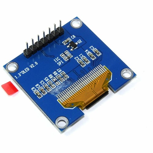 1.3" 128x64 White OLED Display Module I2C U8glib Arduino SPI Flux Workshop - Picture 2 of 3