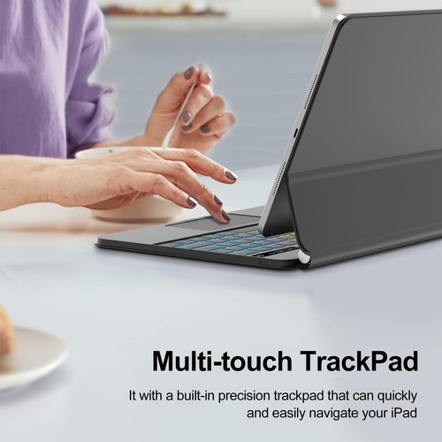 Magic Keyboard for iPad Pro 12.9 inch 3/4/5/6th Gen Multi-Touch Trackpad Backlit - Picture 6 of 17
