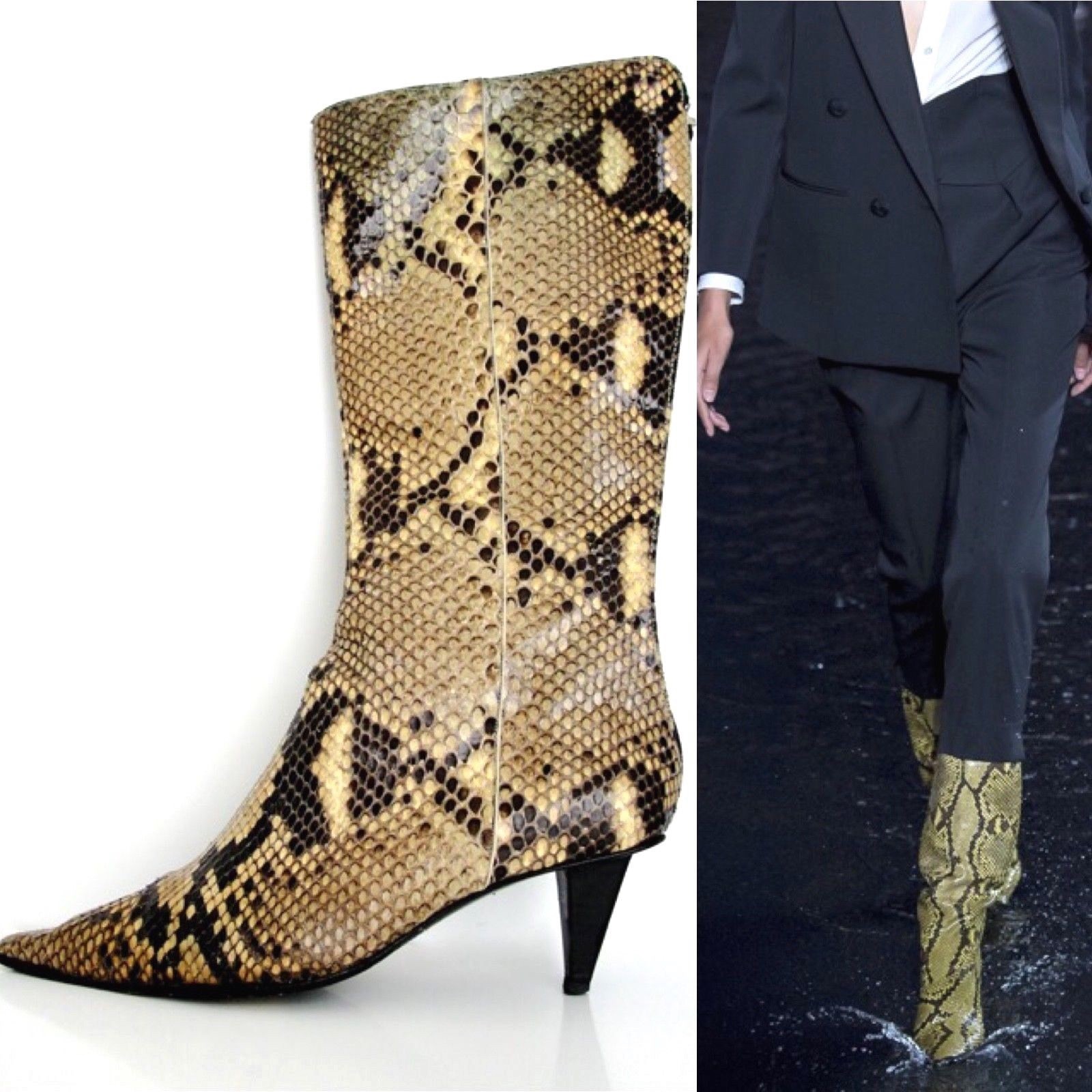 Preciosa Versace Versace Preciosa 100% Auténtico Python botas Sz. it 38-US 8 5ff2d4 Preciosa Versace Versace Preciosa 100% Auténtico Python botas Sz. it 38-US 8 5ff2d4