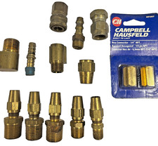 ASSORTED BRASS FITTINGS LOT OF 14