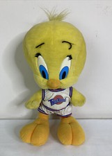 Vintage Space Jam Tune Squad TWEETY BIRD 13" Tall Plush Stuffed Animal