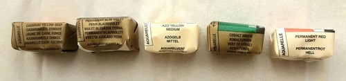 5 × REMBRANDT PROFESSIONAL WATERCOLOUR HALF Pan TOP QUALITY Royal Talens set - Picture 4 of 5