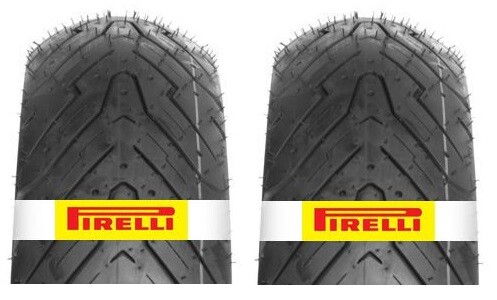 Coppia Gomme Pirelli Angel Scooter 90/90 10 50J TL VESPA PK 125 XL 1986 1990 - Foto 1 di 1