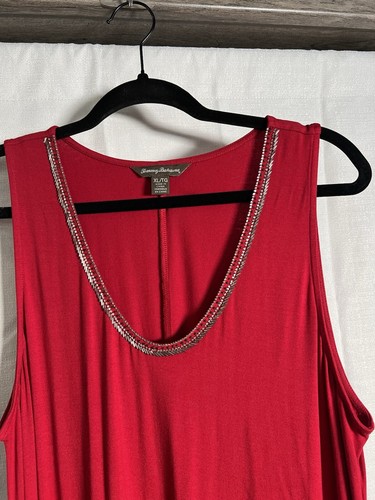 Tommy Bahama Red Maxi Dress- XL - Picture 2 of 8