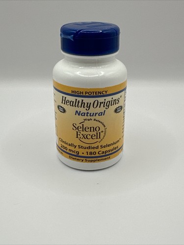 Healthy Origins Selenium Seleno Excell 200 MCG, 180 Count Sealed **READ** - Picture 1 of 3