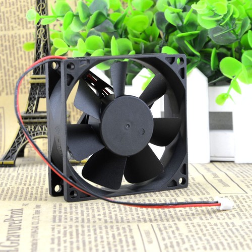 ADDA AD0812MB-A70GL DC12V 0.15A 2 Pin 80x80x25mm Silent Case Cooling Fan - Picture 2 of 3