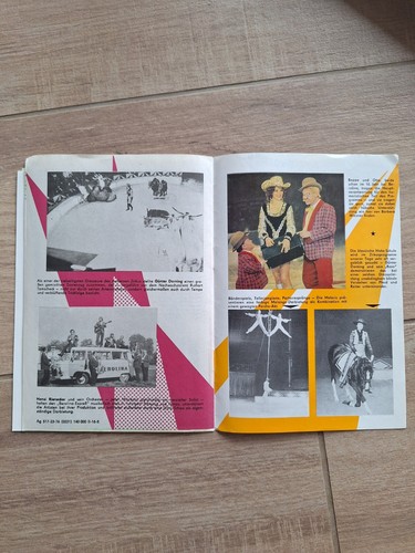 ALTES ZIRKUSPROGRAMM BEROLINA 1976 ZIRKAS - Bild 9 von 9