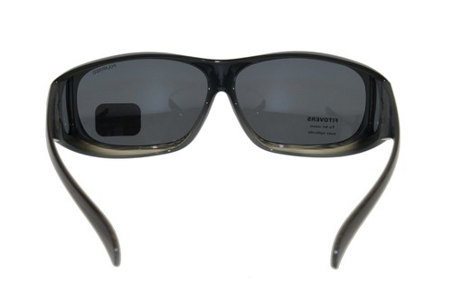 Cancer Council Jervis Fitover Sunglasses Milky Black Frame Smoke Polarised Lens - Picture 7 of 7