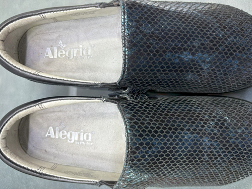 Alegria Kara $180 Women's Comfort Clogs Shoes Size EU 38 US 8-8.5 Metallic - Picture 11 of 12