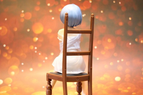 Re:Zero Starting Life in Another World Rem on Chair Anime Figure w/o Box 6" - Picture 6 of 11