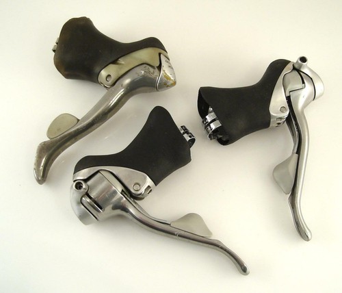 FOR PARTS 2 Shimano RX-100 8-speed STI ST-A550 SHIFTERS + 1 Ultegra Brake Levers - 第 4/4 張圖片