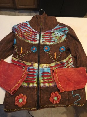 ジャケット・アウター PATCHWORK EMBROIDERY LACE JACKET Jaden Patchwork Lace Jacket in Multicolour | JOSEPH US