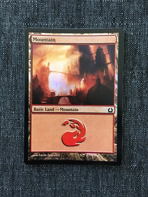 Mountain #267 2x FOIL RTR MTG Return to Ravnica Basic Land MINT red Mountain #267 2x FOIL RTR MTG Return to Ravnica Basic Land MINT red