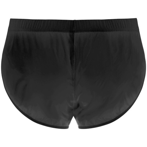 Pantalones cortos para hombre semi transparentes laterales cintura elástica dividida boxer playa - Imagen 12 de 21