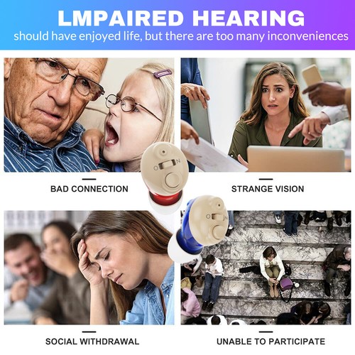 Hearing Aids for Seniors Severe Hearing Loss Amplifier Enhancer Noise Cancelling - Picture 20 of 34