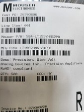 LT1997HMS-2#PBF  1800 pcs.