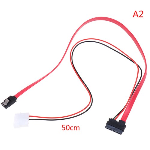 7 + 6 Pin Slimline SATA Cable for Slim Laptop SATA DVD CD-RW Adapter CableP MGA - Afbeelding 13 van 14