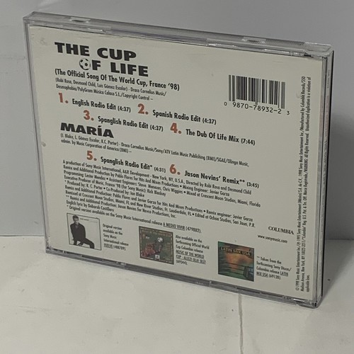 Ricky Martin Cup of Life/Maria Cd Maxi Single 6 Tracks - Picture 2 of 4